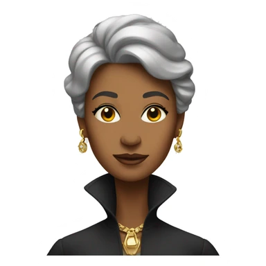 A rich and powerful Woman sticker