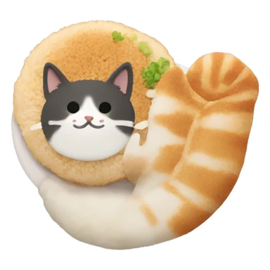 cat tonkatsu  sticker