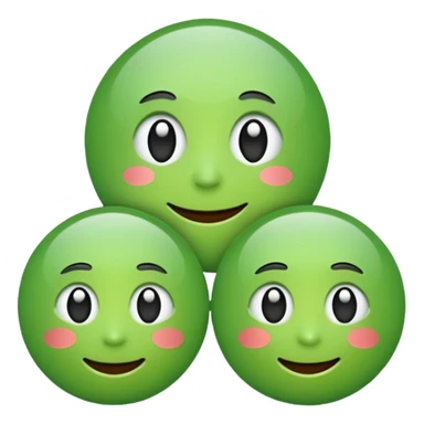 ❌ change the emoji color from red to green color sticker