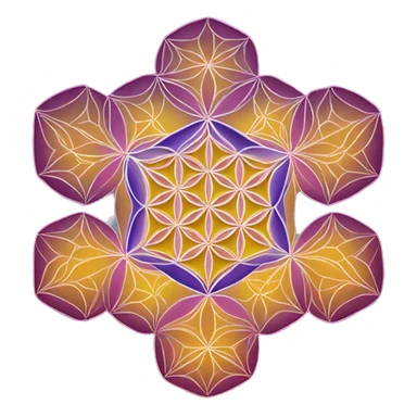 The flower of life sticker