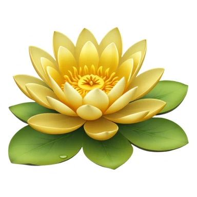 Golden waterlily sticker