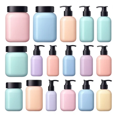 puedes crear un sticker de products de skin care que se vena aesthetic sticker