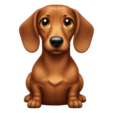 Wiener dog  sticker