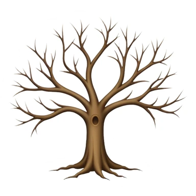 leafless tree sticker