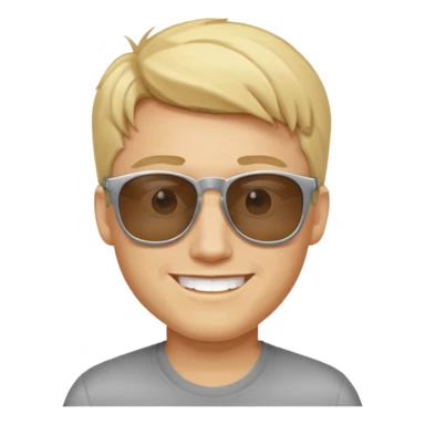blonde male ios emoji sticker