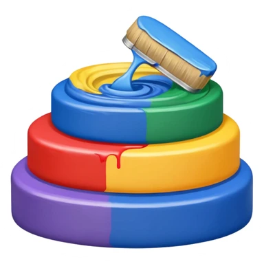 canvas paint sticker