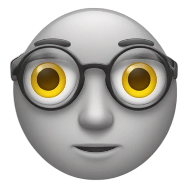 Occhio con occhiale e ottotipo sticker