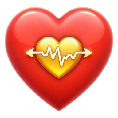 Healing heart sticker