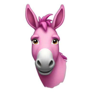 pink-donkey sticker