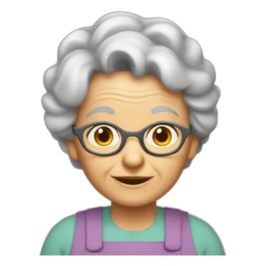 Granny's menu sticker