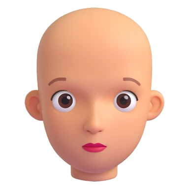 bald head sticker