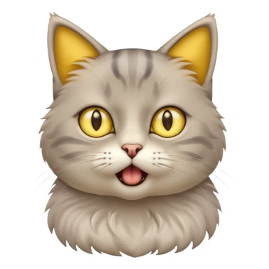 A very cute cat that got shocked from electricity sticker