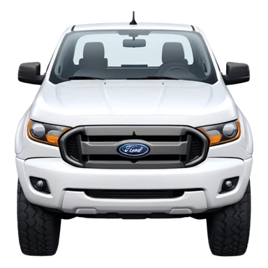 Ford Ranger - Ford (Model Year: 2024) (Iconic colour: White) sticker