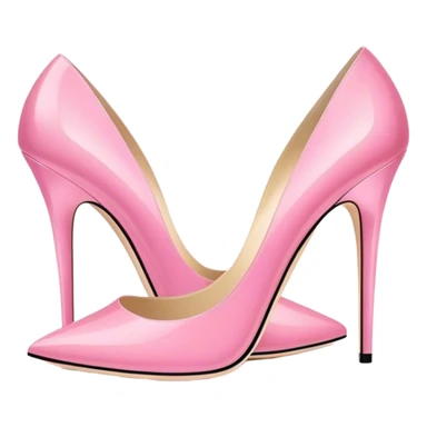 best quality jimmy choo high heels pink sticker