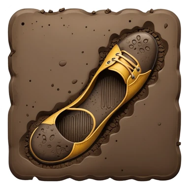 shoe print   sticker