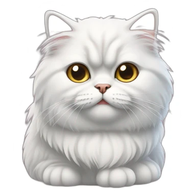 persian cat cute sticker