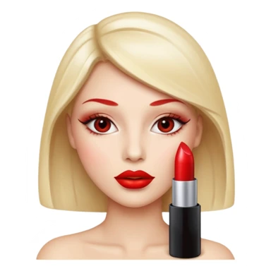 emoji for makeup has one object sticker