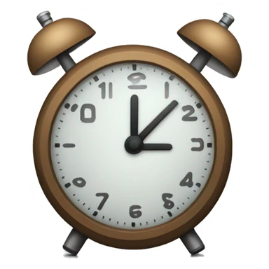 digital clock saying "7:30am" sticker