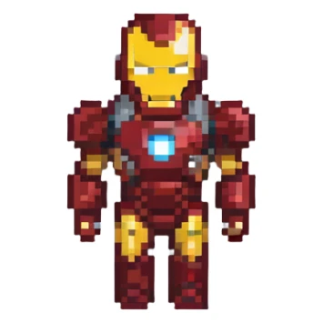 Iron Man superhero sticker