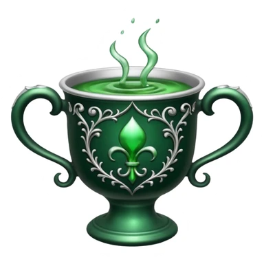 gothic poison cup sticker