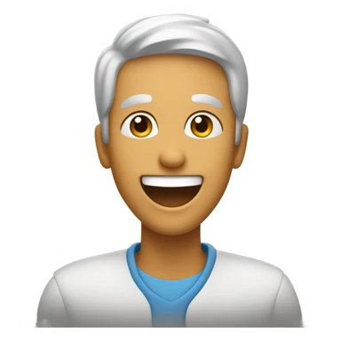 Happy excited sticker