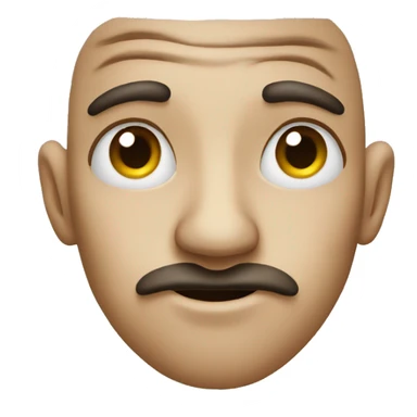 Crooked nose  sticker