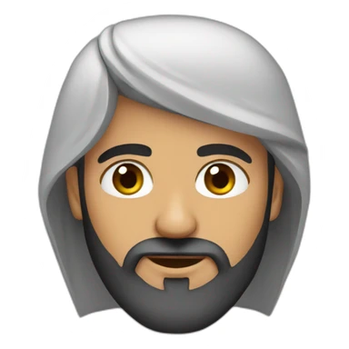 a bearded Arab sticker