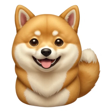 Funny dog like DOGE (cryptomoney) - Looks surprised sticker