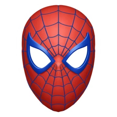 Spiderman head sticker