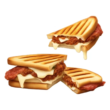 panini Bolognese with cheese  sticker