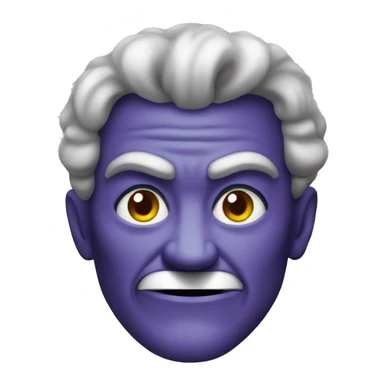 Evil villain sticker