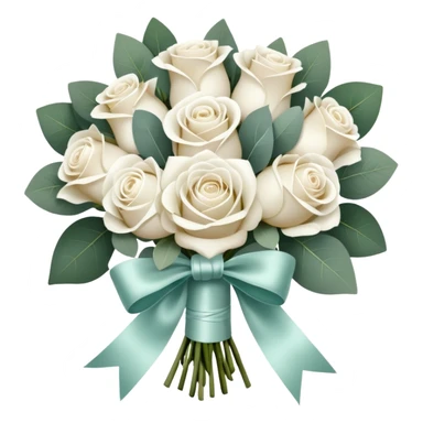 Wedding bouquet sticker