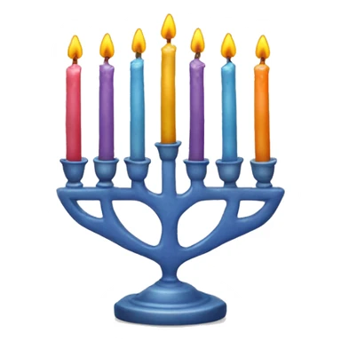 Hanukkah candles ￼ sticker