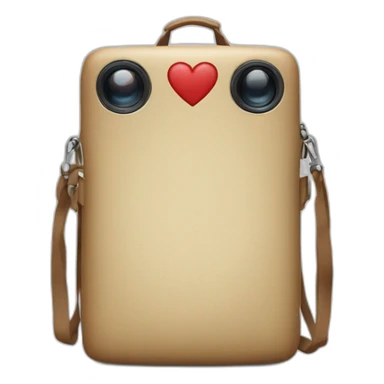 the back side of the camera is on legs sticker