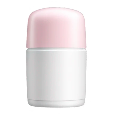 light pink roll-on deodorant with a white cap sticker