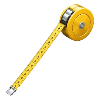  rolled out measure tape sticker