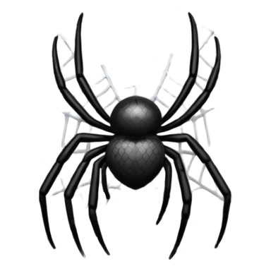 spider web nest sticker