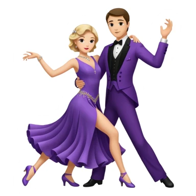 Ballroom dancing sticker