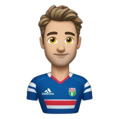 Antoine Dupont rugbyman sticker