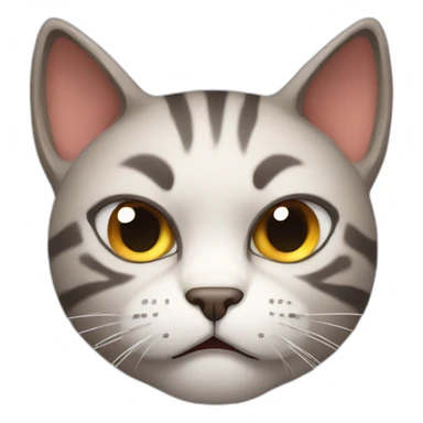 cat anger sticker