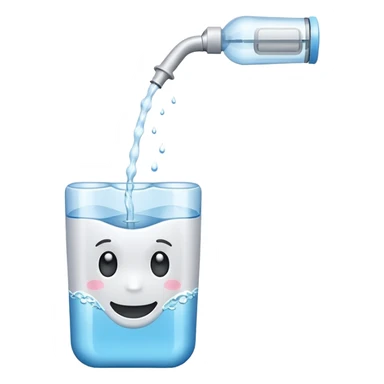 Dental irrigator  sticker