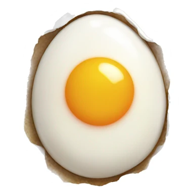 Sunny side up egg sticker