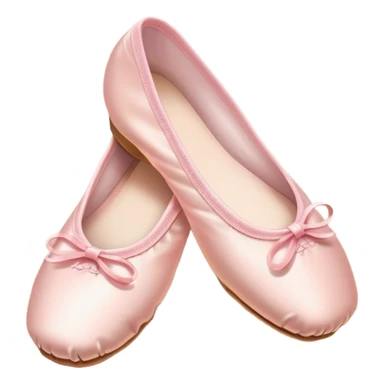 Pale pink ballet shoes sticker