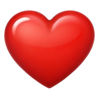 half of a red heart sticker