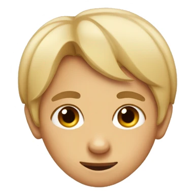 boy with dog ears and dog nose sticker