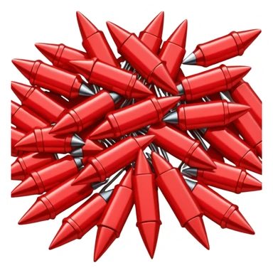 red pins sticker