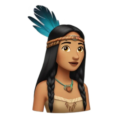Pocahontas sticker
