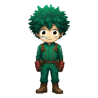 Deku from my hero academia sticker