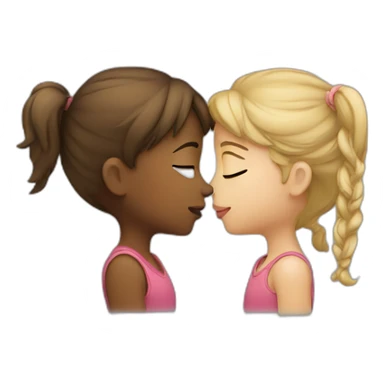 girl-kissing-a-girl sticker