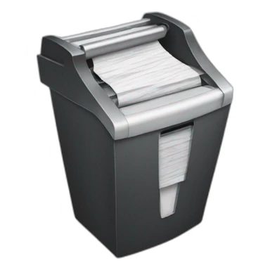 paper shredder sticker